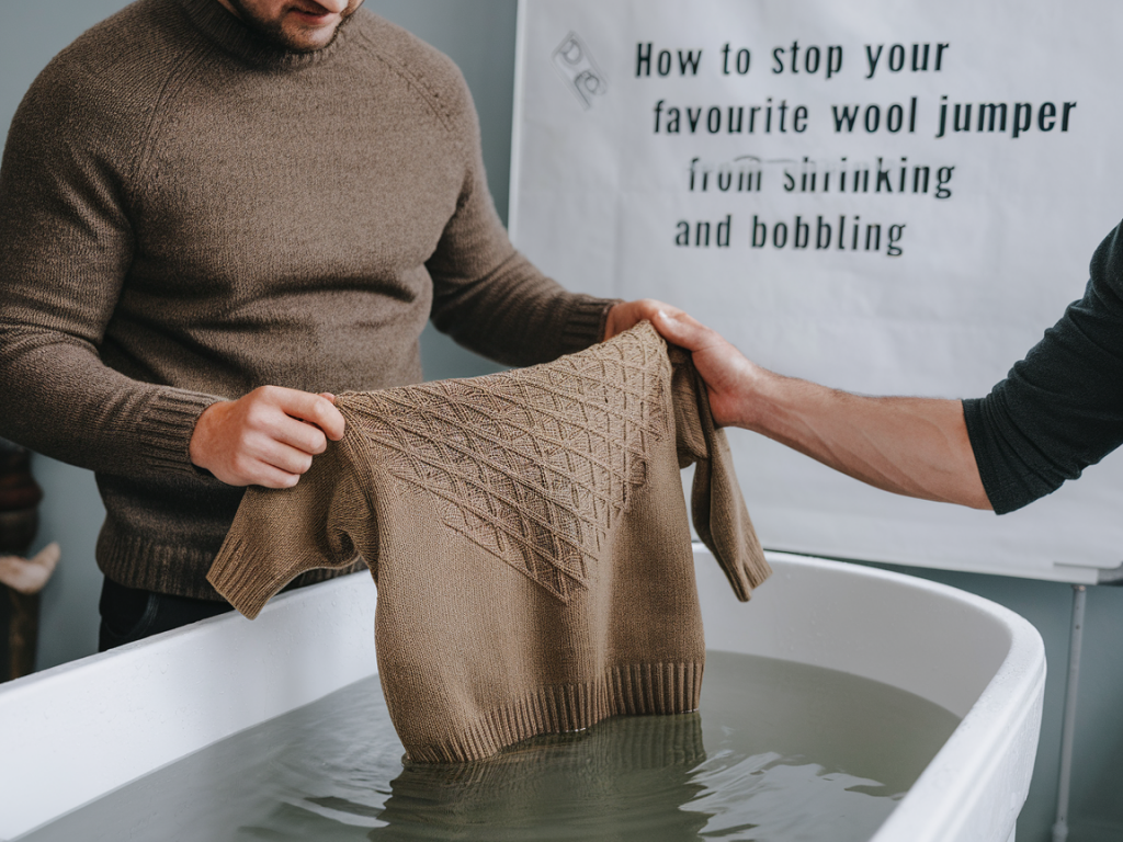 how to stop your favourite wool jumper from shrinking and bobbling (simple at-home repairs and preventions)