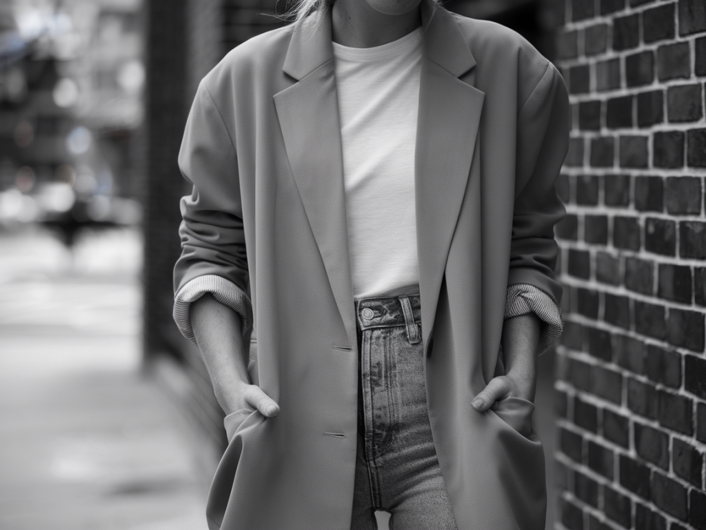 how to style oversized blazers so they flatter your shape and look polished