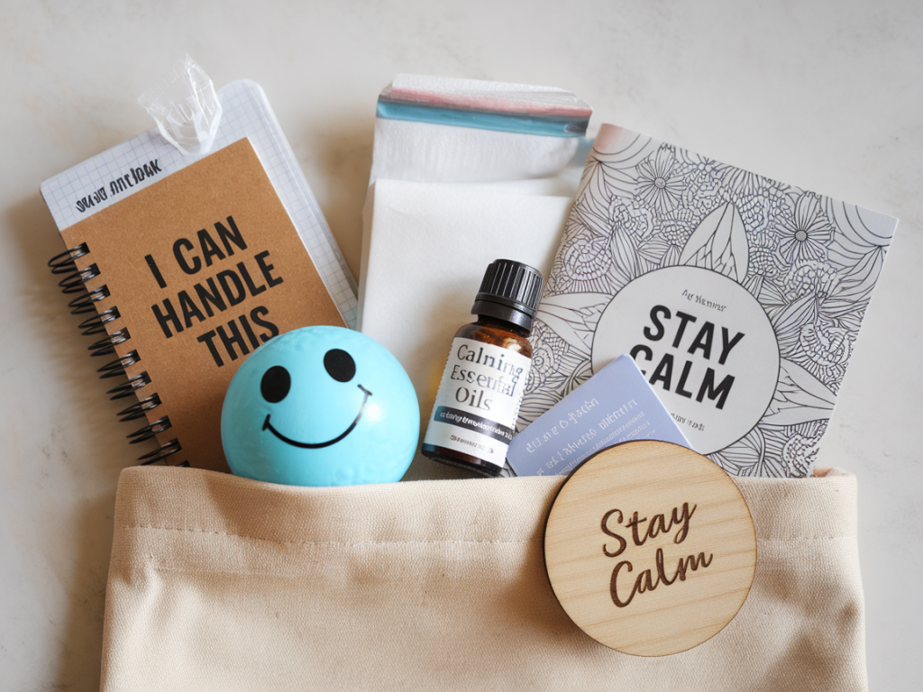 What to keep in a five-item calm-in-a-bag kit for panic or overwhelm days