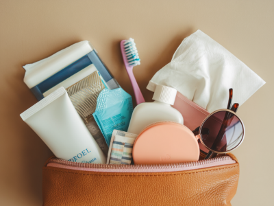 What to pack in a tiny beauty pouch for long-haul flights to land with calm skin and no baggage drama