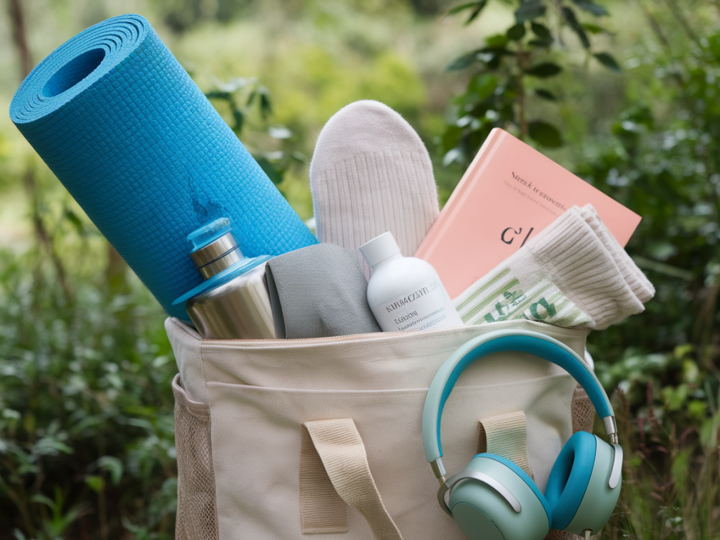 What to keep in a weekend wellbeing bag: a compact kit for rest, movement and skin